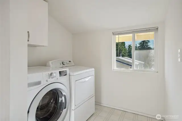 Easy access laundry right off bedrooms