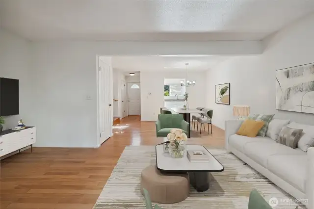 Virtually staged to give you a sense of the potential!