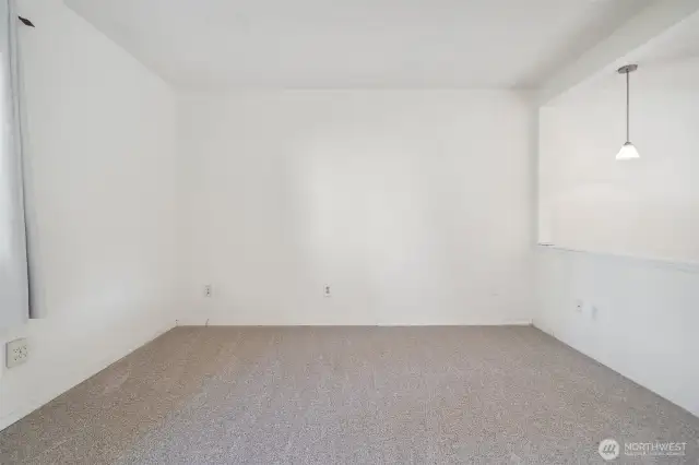 Upper bedroom without staging - fresh paint and carpets!