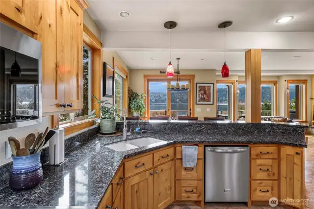 Countertops and room to cook and bake