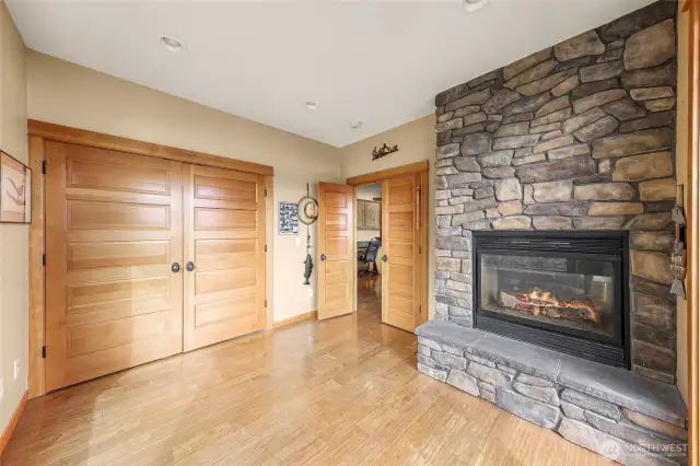 Spacious main floor room