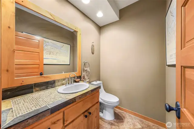Powder room on main