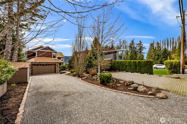 Front of home and additional parking area