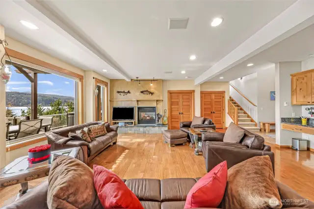 Great room for entertaining