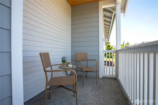 Covered front porch