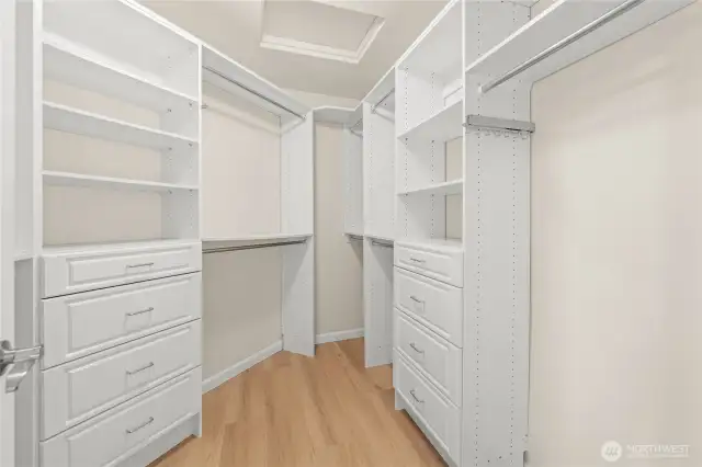 Primary walk-in closet