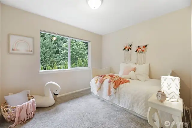 Another large bedroom with private territorial views.