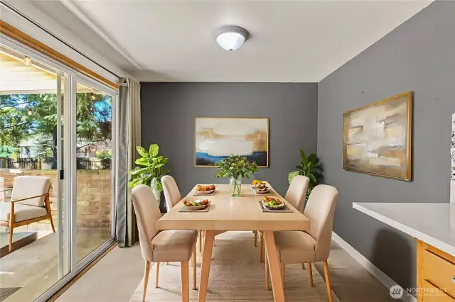 Virtually Staged Kitchen