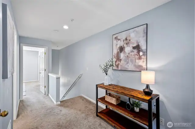 Upstairs hallway.