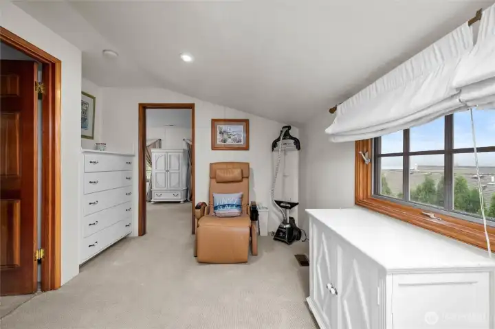 Sitting area upstairs
