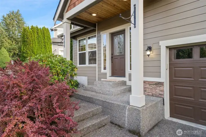 Covered front entry