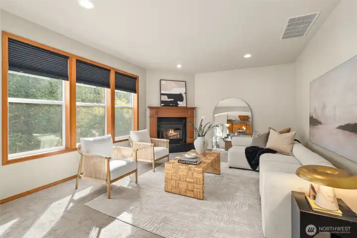 Light filled living room