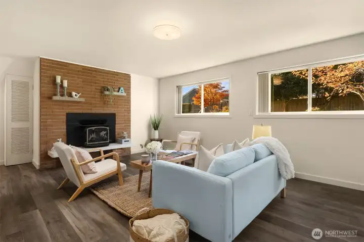 Lower level rec room