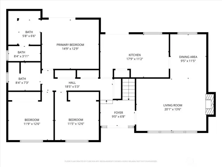 Upper floorplan