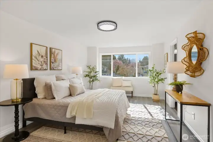 Luxurious primary suite