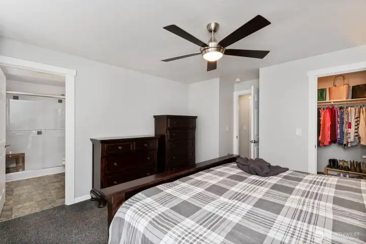 A comfortable, spacious retreat with ensuite access, designed for privacy and ease