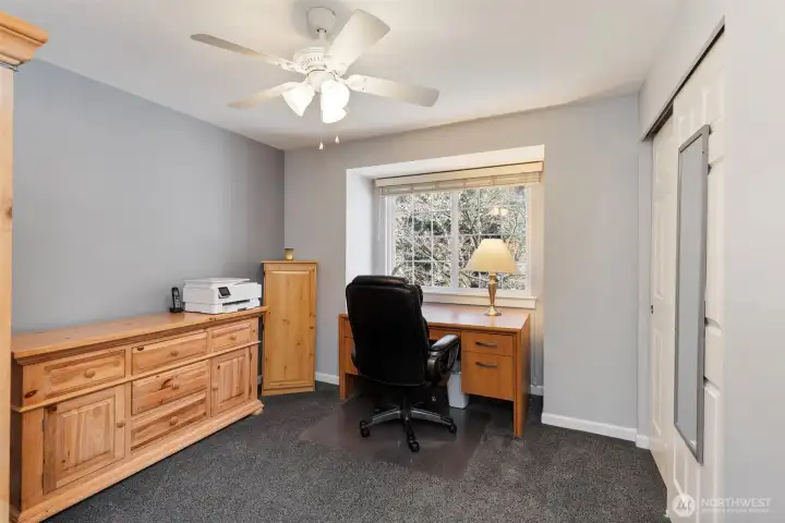 A third bedroom ready to become your home office, creative space, or a comfortable spot for guests.