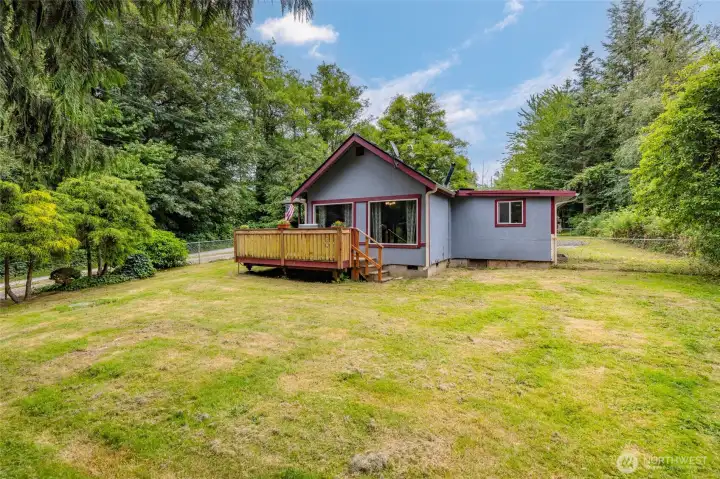 Welcome Home to this large rambler on 2.5 acres