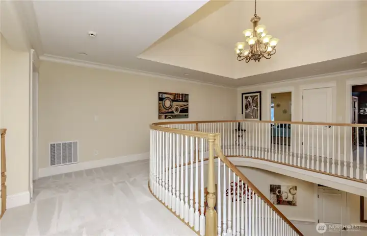 Upstairs/staircase
