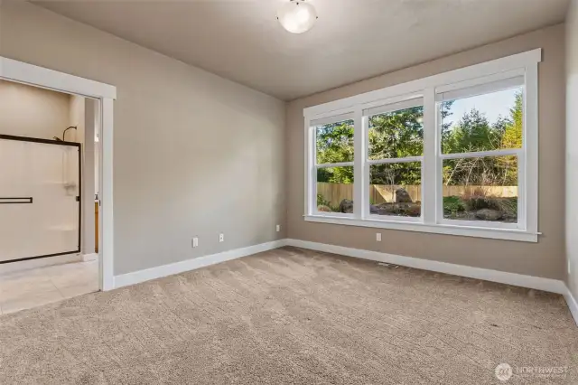 Primary bedroom has 2 closets, and attached 5 piece bath.
