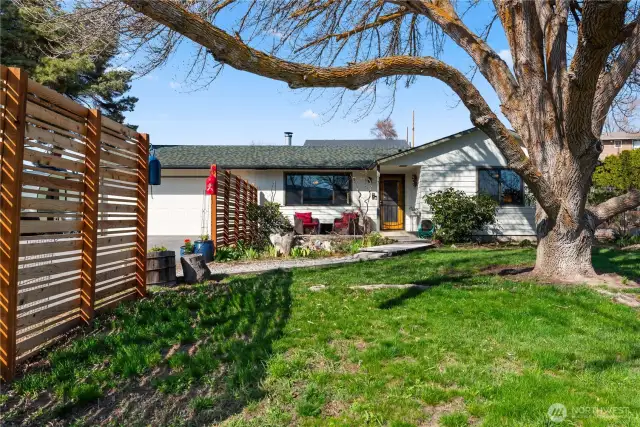 The property is served by irrigation water and has a drip and mini mister system in place.