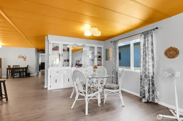Dining area off kitchen