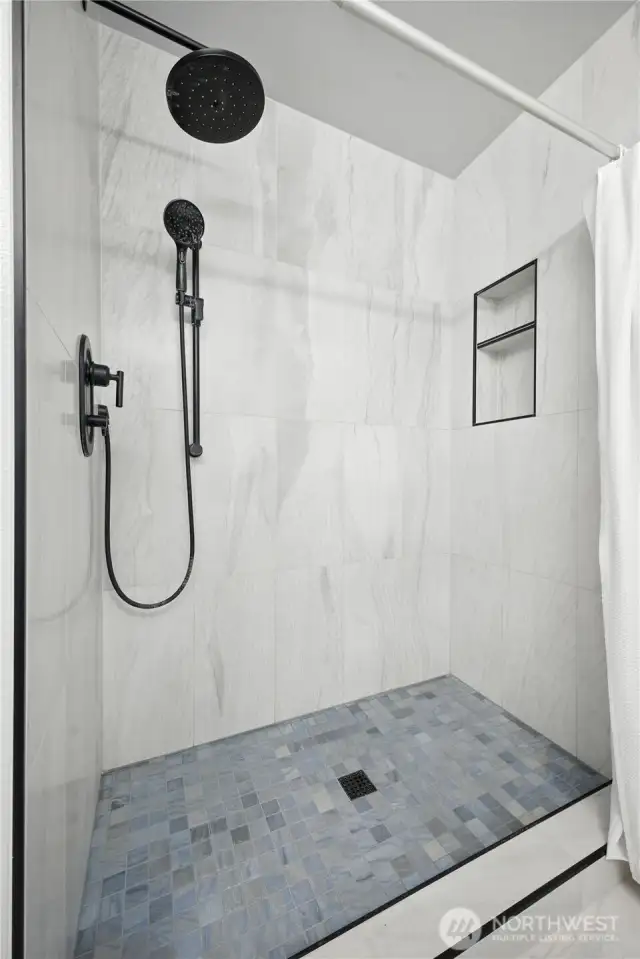custom tile shower