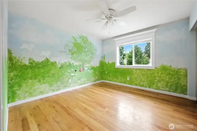 2nd spacious bedroom upstairs across primary