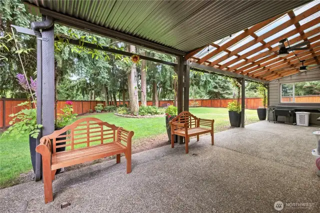 Additional covered outdoor space