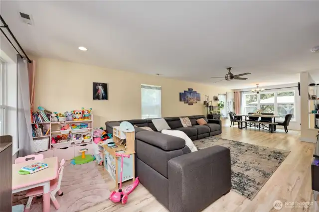Open floor plan