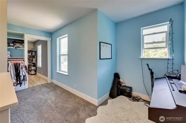 Open nook at the top of the stairs