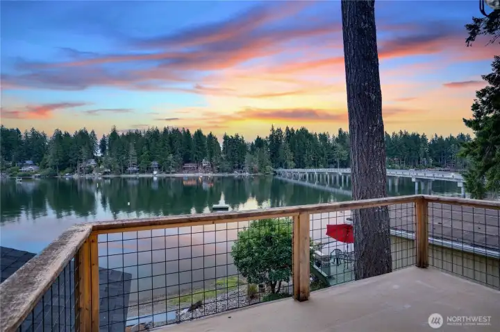 Private balcony for your night cap.