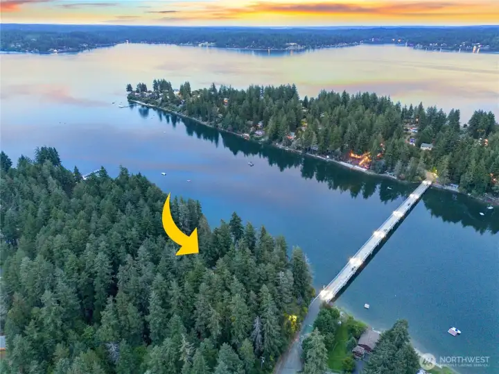 Case inlet orientation and the bridge to Treasure Island