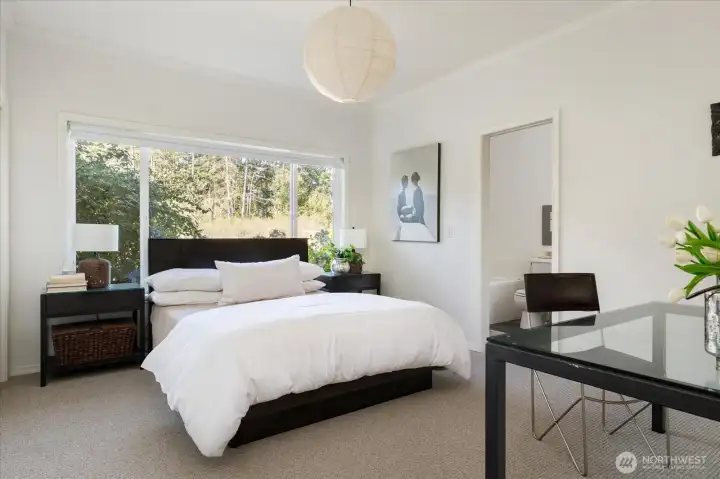 Bedroom with full bath