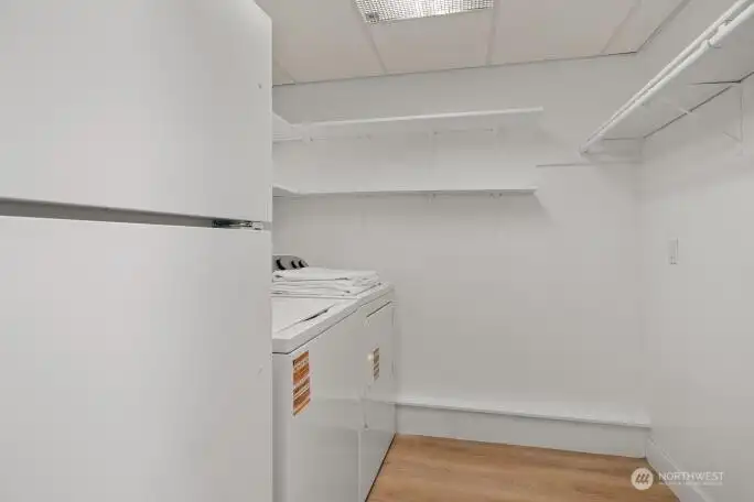 Laundry, second fridge in pantry, storage