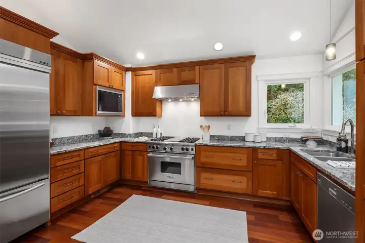 Kitchen Aid refrigerator.