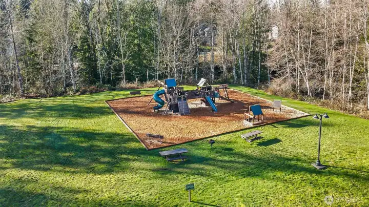 Overhead of private park in the community
