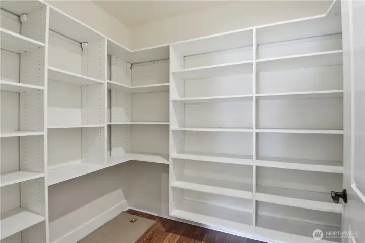 Secondary bedroom closet.