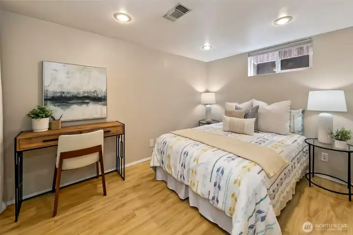 Bedroom 3, downstairs.