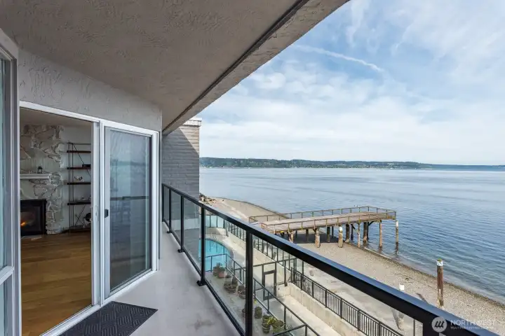 Gorgeous views from your own private balcony.
