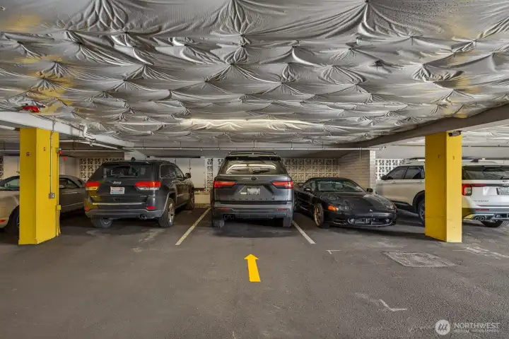 Secure Covered Parking Spot #40 exclusively for unit #405