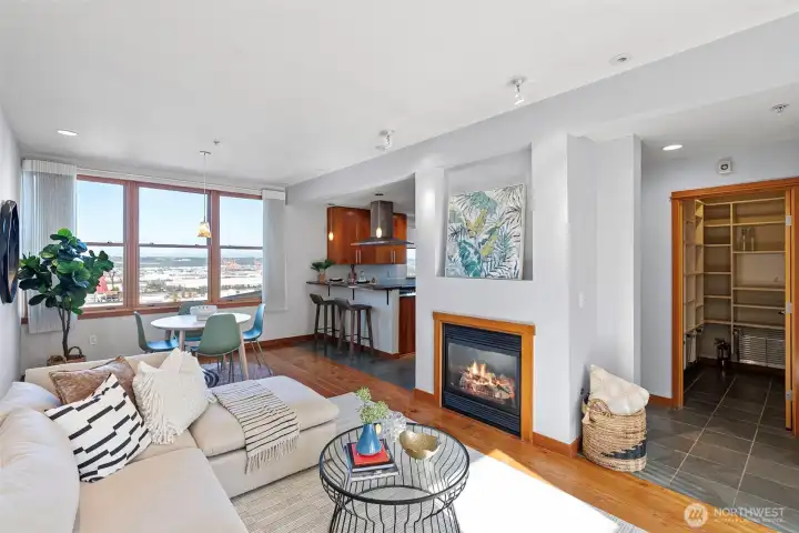 Gas fireplace