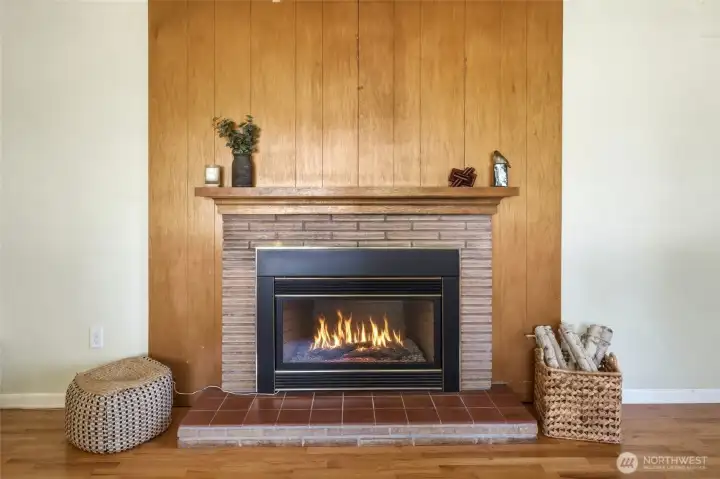 Gas Fireplace in Great Room