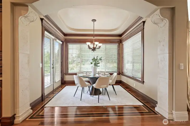Breakfast Nook with easy access to the back patio Breakfast Nook with easy access to the back patio