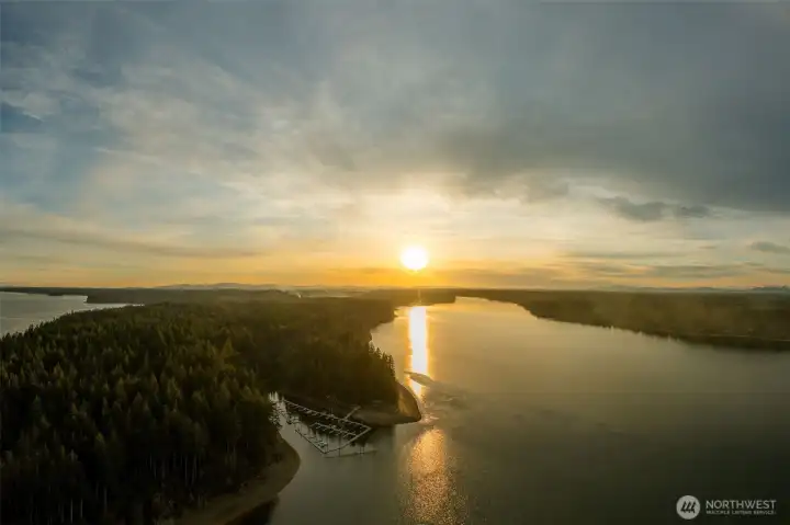 Sunset on the west side