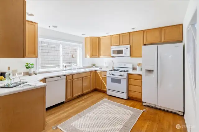 Large light filled kitchen