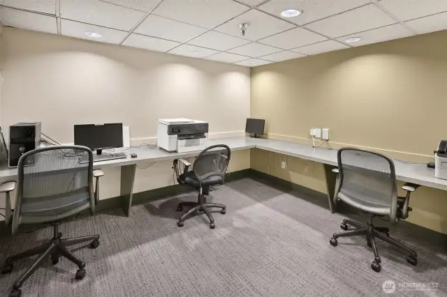 Business center.