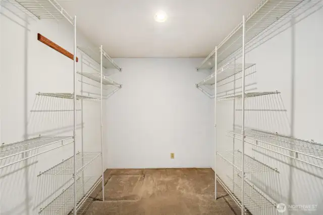 Huge walk-in closet