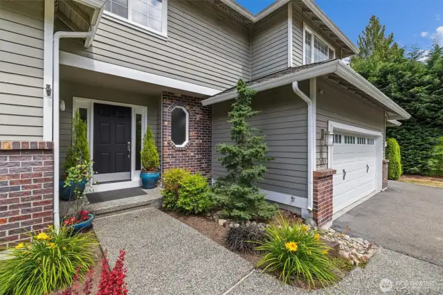 Beautiful landscaping and grounds, including as you walk up to the front door.