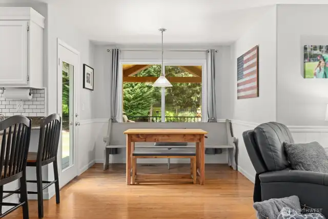 Enjoy the breakfast nook!